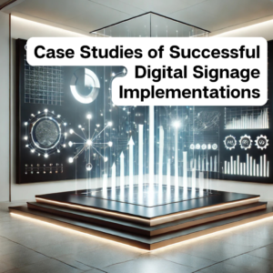 Cases of Successful Digital Signage Implementations